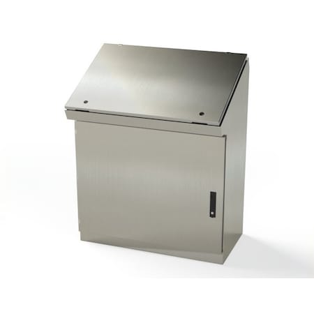 Saginaw Control & Engineering 1/4 Turn Latch, 3 Point Latch with Keyed Handle Electrical Enclosures, 46-1/4 in H, 18-1/2 in D SCE-463719SDCSS